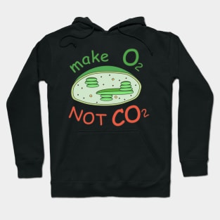 make O2 NOT CO2 chloroplast Hoodie